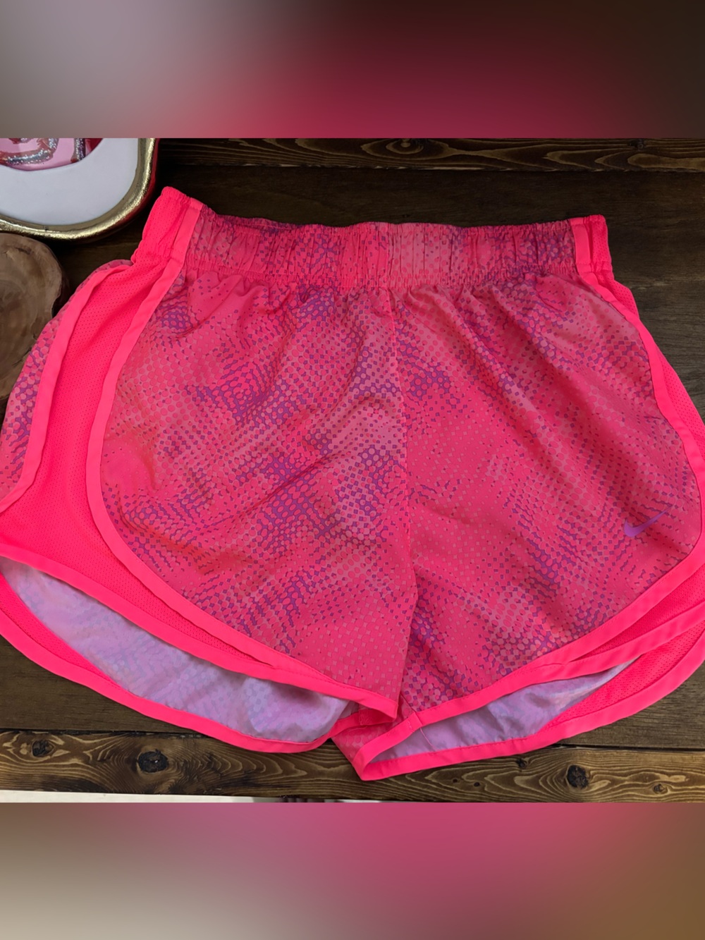 Nike Women's Neon Pink Athletic Shorts